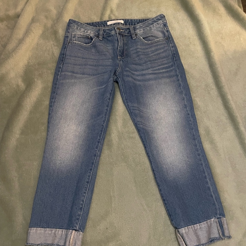 Classic Denim Cropped Jeans for Women